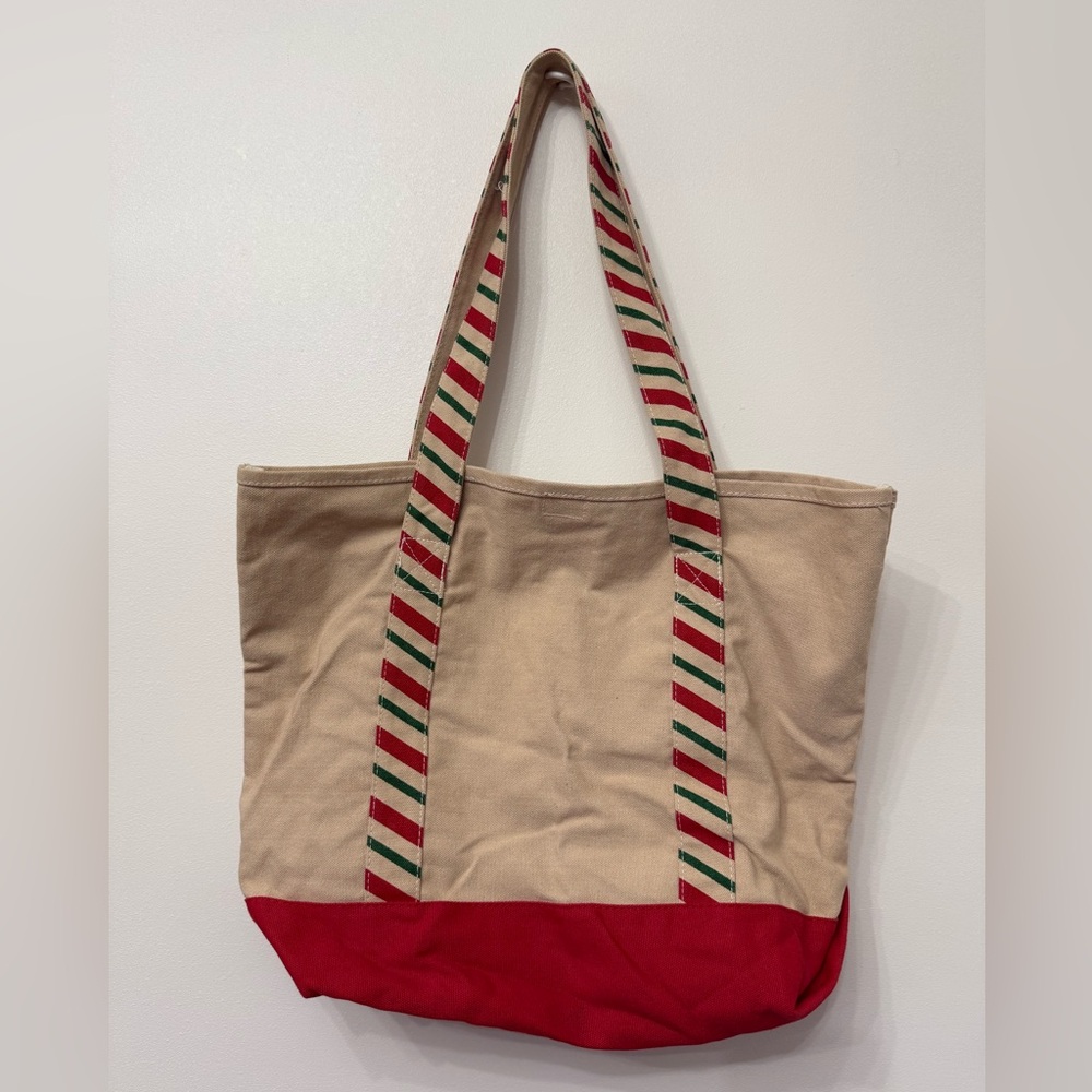Walt Disney World Christmas Striped Tote Bag - Picture 2 of 4